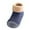 Navy, variant on Kids Toddler Baby Boys Girls Solid Warm Knit Soft Sole Rubber Shoes Socks Slipper Stocking,Toddler Girl Shoes,Boys Shoes,Size:9-12 Months