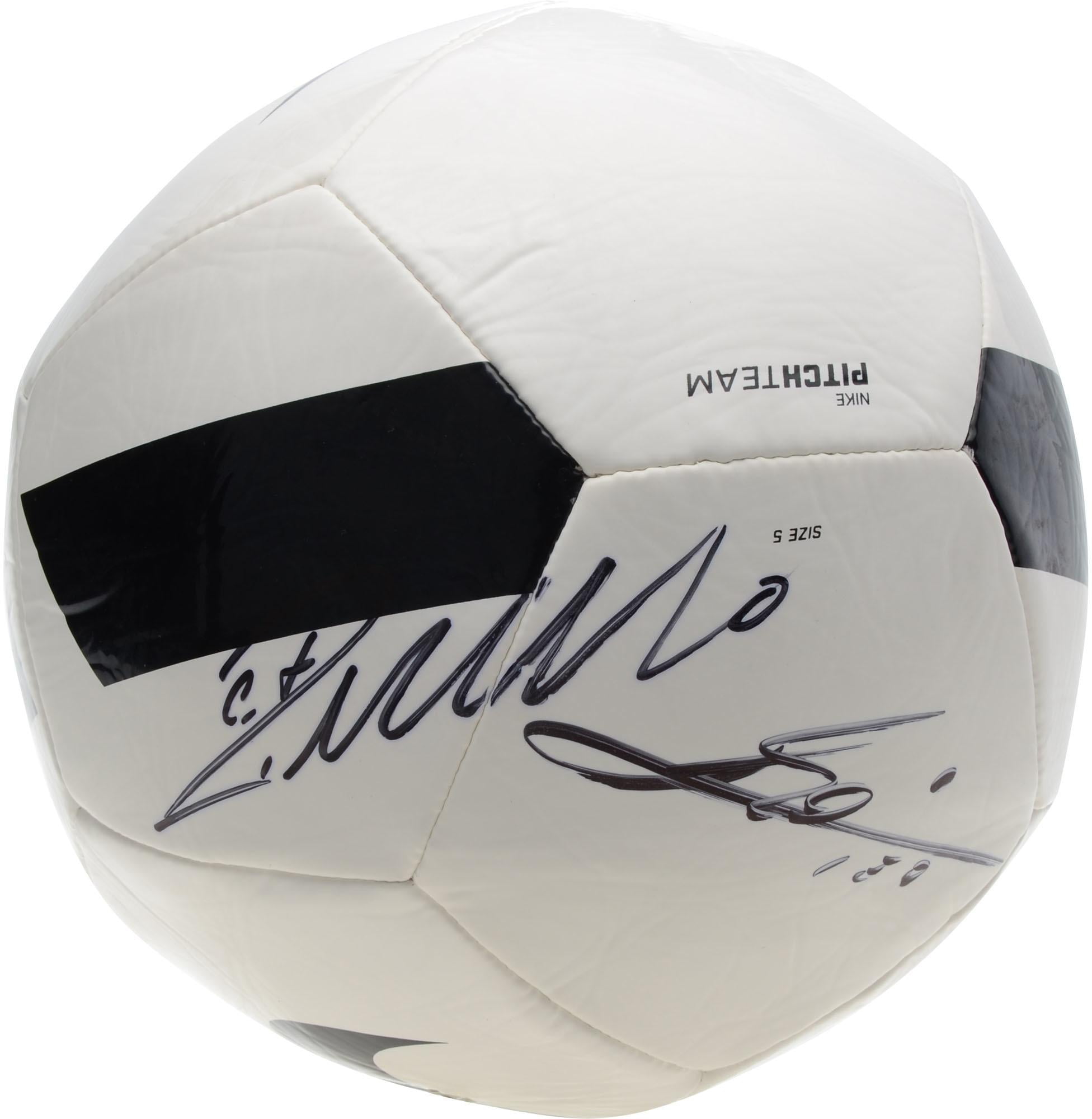 signed soccer ball ronaldo