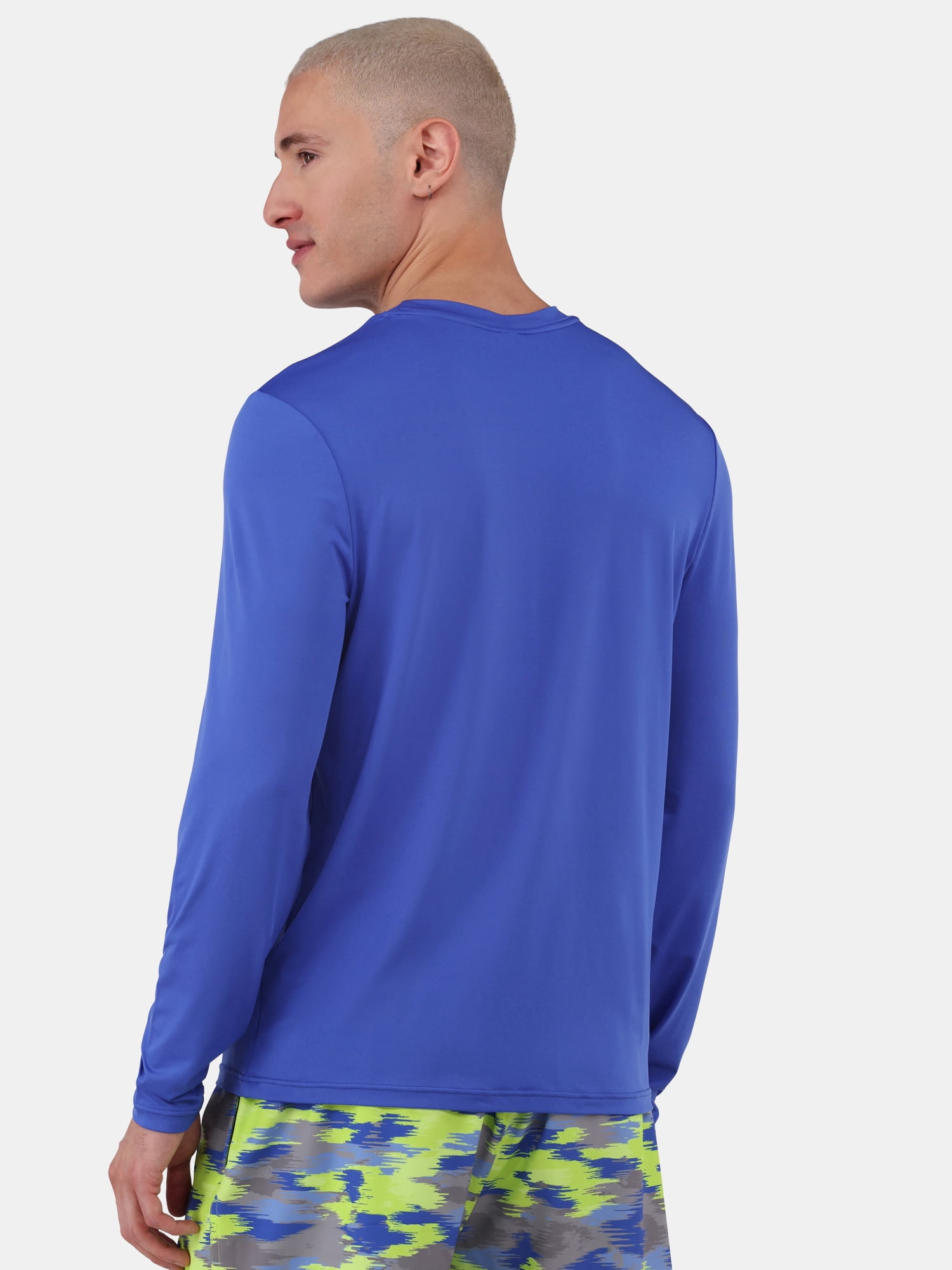 Reebok Men's & Big Men's Long Sleeve Sun Shirt with UPF 50+, Sizes S-3XL