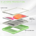 thumbnail image 7 of Shockproof Case for iPad 10.2 (9th/8th/7th Generation, 2021/2020/2019 Release), Kids Friendly Heavy Duty Rugged Hybrid Protective Tablet Cover with Kickstand, Matcha Green, 7 of 7