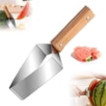 thumbnail image 2 of Watermelon Slicer Cutter Tool, Stainless Steel Watermelon Cutter, Multi-Functional Fruit Tool - 430 Ss, Three-In-One Ergonomic Grip, Easy Clean, Compact - Home, Camping, Parties, 2 of 6