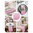 thumbnail image 3 of Valentine's Day Cloth Napkins Set of 4 Reusable Dinner Napkins, Ombre Pink Love Romantic Cocktail Napkin Washable Table Napkins for Wedding/Holiday Party/Baby Shower 20"x20", 3 of 7
