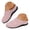 Pink, variant on Clogs for Women Comfortable Arch Support Closed Toe Sandals Backless Low Wedge Slip on Shoes Indoor Outdoor Walking Slides Black Size 7.5