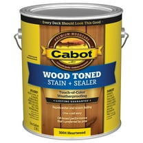 4-Pack of 1 gal Cabot 3004 Heartwood Wood Toned Deck & Siding Stain