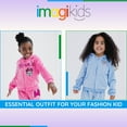 thumbnail image 2 of Disney Frozen Elsa Velour Zip Up Hoodie and Jogger Pants Outfit Set Toddler to Big Kid, 2 of 5