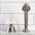 thumbnail image 4 of Kingston Brass KSK3358PXTR Deck Mount Hand Shower with Diverter for Roman Tub Faucet, Brushed Nickel, 4 of 5