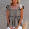 thumbnail image 2 of Staron Women's Casual Loose Sleeveless Round Neck Tank Top Basic Solid Color Comfy Relaxed Everyday Wear, Gray XXL, 2 of 7
