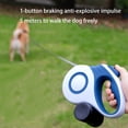 thumbnail image 5 of Correa retráctil para perros, adecuada para perros pequeños, medianos y grandes, y gatos. 360° antienredos (azul)., 5 of 5