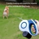thumbnail image 5 of Correa retráctil para perros, adecuada para perros y gatos pequeños, medianos y grandes, sin enredos de 360°(azul), 5 of 5