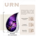 thumbnail image 2 of Purple Design Pattern Tiny Urn For Ashes Adult Mom And Dad - Large Cremation Urns For Human Ashes Adult Men - Miniature Urns - Decorative Memorial Gifts Ash Urn 10Inch And 3Inch 2 Keepsake, 2 of 7