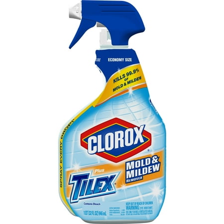 Clorox Plus Tilex Mold and Mildew Remover, Spray Bottle, 32 (Best Wallpaper Remover Spray)