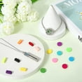 thumbnail image 3 of 1Pc Oil Diffuser Bracelet 1Pc Essential Oil Necklace Set Total 20Pcs Refill Pads Stainless Steel Flower Aromatherapy Locket Adjustable Cuff Bangles Jewelry for Women Gifts Adults Birthday, 3 of 7