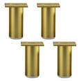 thumbnail image 3 of Tongina 4 Pieces Furniture Foot Bed Frame Fixed Support Feet Adjustable Rustproof Easy to Install Cabinet Foot Legs for Shoe Cabinets Gold 10cm, 3 of 8