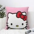 thumbnail image 6 of Hello Kitty Pillow Cover, Square Throw Pillow Cases For Couch Sofa Bed Living Room,Home Decorative, 26"X26", 6 of 9