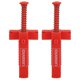 thumbnail image 1 of 2 piezas de herramientas de fontanero para revestimiento de ladrillos, herramienta de medición de nivelación, accesorio de hardware, extractor de línea de ladrillo rojo de plástico, 1 of 14