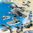 thumbnail image 3 of 6-in-1 Building Blocks Truck Helicopter Car Firefighter Bricks Assembled DIY Educational Toys For Children, 3 of 8