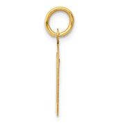 14k Yellow Gold Medium Script Initial D Charm