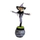 thumbnail image 4 of Juguete de bruja de Halloween,Juguete eléctrico giratorio de bruja de Halloween con sonido aterrador,Brujas animadas en macetas para decorar el hogar,Suministros de decoración de Halloween, 4 of 8