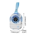 thumbnail image 3 of Kieccall Creative Transparent High Speed Mini Fan Cute Pendant Cooler For Handheld Desktop Outdoor Summer Cooling, 3 of 8