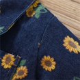 thumbnail image 5 of Mercatoo Sunflower Pattern Denim Jacket for Toddler Baby Girls Button Down Lapel Jean Outwear Long Sleeve Coat Girl Clothes, 5 of 7