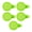 Light Green, variant on Draining Sprouting Covers, 86 mm Wide Mouth Jar Set With Openings and Lift Handle for Countertop Kitchen Use