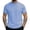 Light Blue, variant on Men's Slim-Fit V-Neck Short-Sleeve T-Shirt - Stylish Weekend & Layering Wear