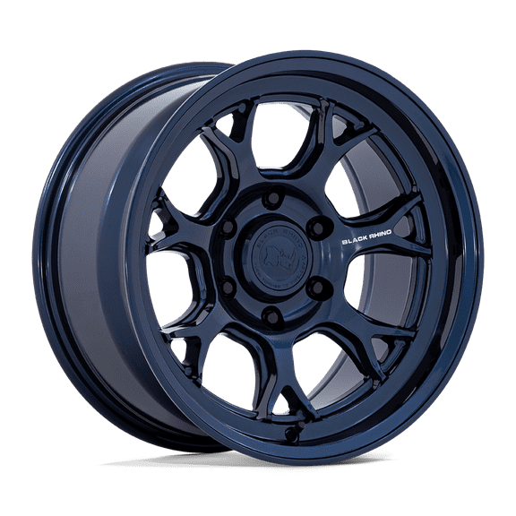 17x8.5 Black Rhino BR017 Etosha Gloss Midnight Blue Wheel 6x5.5 (12mm)