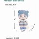 thumbnail image 4 of First Baby Doll, Cute Rag Doll My First Baby Dolls Plush Toys for Infants Children Girls Blue 9, 4 of 5