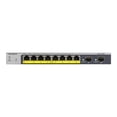 thumbnail image 2 of NETGEAR Smart GS110TPv3 - Switch - smart - 8 x 10/100/1000 (PoE) + 2 x SFP - desktop, wall-mountable - PoE+ (55 W) - DC power, 2 of 2