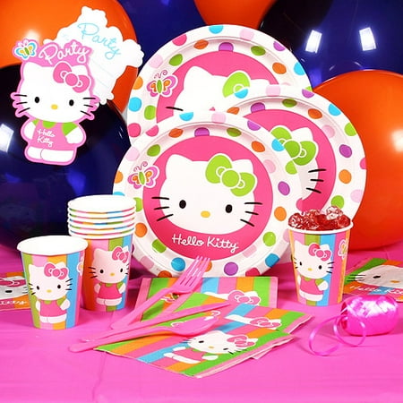  Hello  Kitty  Birthday  Party  Pack for 8 Walmart  com