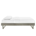 thumbnail image 5 of Modway Billie Twin Rubberwood and MDF Wood Platform Bed Frame in Gray, 5 of 8