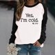 thumbnail image 2 of Moda mujer suelta cuello redondo casual manga larga impresa señoras sudadera tops Pompotops gfhjh17703, 2 of 5