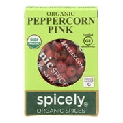 Angle View: Spicely Organics - Organic Peppercorn - Pink - Case of 6 - 0.15 oz.