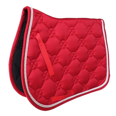 Horse Riding Support Saddle Pad 300G T/C Cotton Shock-absorbing Equestrian Pad Protective Equipment Suitable For All Seasons