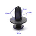 thumbnail image 2 of Clips de remache para guardabarros de 6mm, 50 Uds., Clip para guardabarros de carenado ATV, Cli Carevas Hebilla de tarjeta, 2 of 7