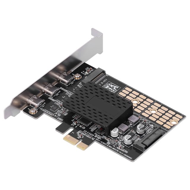 Tbest PCI Express Carte d'Extension Typec Adaptateur SSD Étendre Accessoires Informatiques MAIWO KC017, Accessoires Informatiques, Carte d'Extension Express PCI