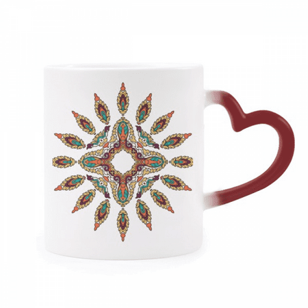 

Culture Asymmetrical Heat Sensitive Mug Red Color Changing Stoneware Cup