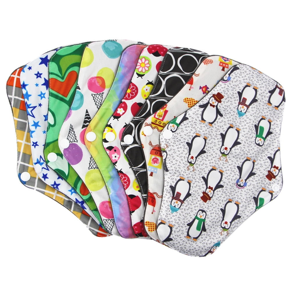 Bamboo Cotton Panty Liner Washable Reusable Menstrual Cloth Towel Pads Soft
