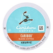 Caribou Coffee Medium Single Serve for Keurig, Caribou Blend, 24 Ct
