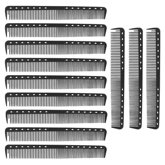 Niceauty 12pcs Professional Barber Combs Haircut Tool for Men Women