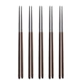 thumbnail image 1 of 5 Pairs Non-slip Stainless Steel Chopsticks Reusable Stainless Steel Chopsticks, 1 of 2