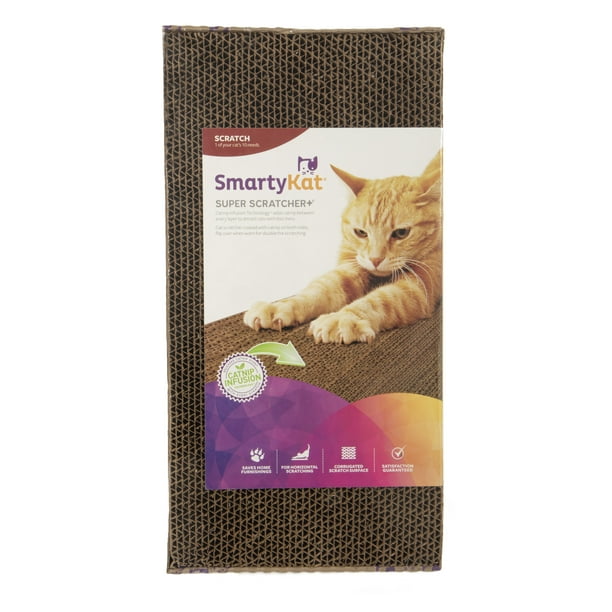 SmartyKat Super Scratcher+ Double Wide with Catnip Infusion Technology