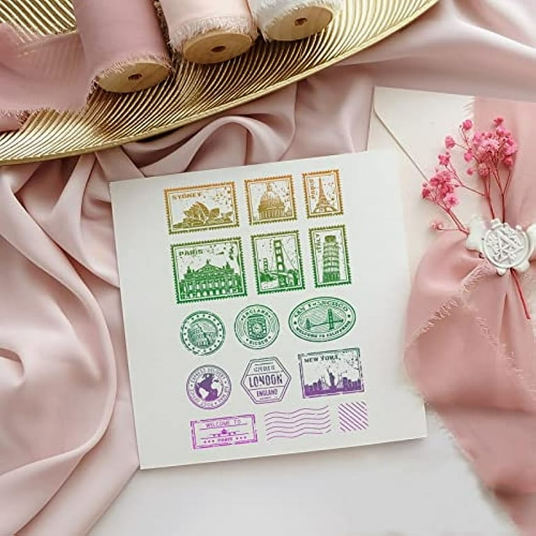 Stamperia Venice Seals Set - 6 Piece Craft Seals For Scrapbooking, Journals, Card Making, 2.5 Cm Diameter