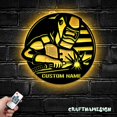 thumbnail image 3 of Craftnamesign Custom Welder Metal Wall Art LED Light, Welding Sign, Welding Wall Decor, 3 of 5