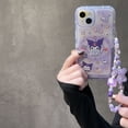 thumbnail image 1 of Sanrio Kuromi Pochacco-funda de teléfono con soporte Invisible, carcasa a prueba de golpes para iPhone 14, 13, 12, 11, Max, XR, X, XS Plus Fivean unisex, 1 of 2