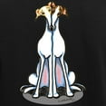 thumbnail image 3 of CafePress - Greyhound Lover Women's Dark Pajamas - Women's Short Sleeve Print T-Shirt and Pants Dark Cotton Pajama Set, 3 of 7