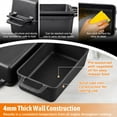 thumbnail image 3 of 2-In-1 9 x 5 Inch Cast Iron Loaf Pan with Lid (Black), Bread Loaf Pans for Baking Homemade Sourdough Bread, Meatloaf, Toast, Cake, Nonstick & Healthy & Sturdy, 2 Piece Set, 3 of 7