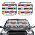thumbnail image 2 of Haiem Colorful Llama Car Windshield Sun Shade (2 Pieces) Foldable Windshield Sun Shade Car Accessories for Truck SUV Pickup-Small, 2 of 7