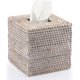 thumbnail image 1 of Caja cuadrada de ratán ZHAOCHENG organizador de pañuelos, 1 of 5