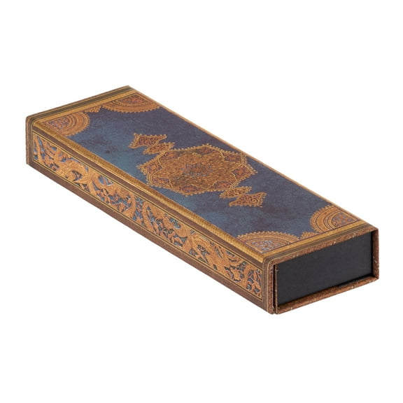 Paperblanks | Safavid Indigo | Safavid Binding Art | Pencil Case (General merchandise)